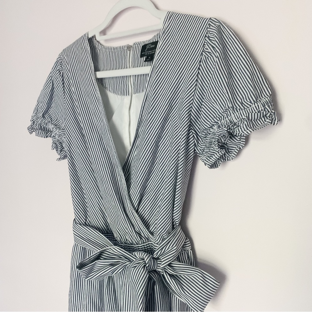 J Crew Striped Jumpsuit
